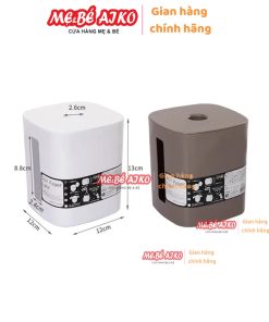 Hộp đựng khăn giấy cuộn Ishida (màu nâu)