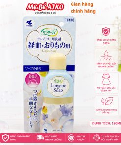 Nước Giặt Đồ Lót Lingerie Soap 120ml Kobayashi Nhật Bản - Tẩy Sạch Kháng Khuẩn Dịu Nhẹ Bảo Vệ Đồ Lót