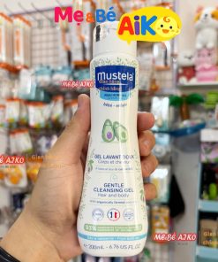 (Hỏa Tốc HCM) Sữa Tắm Gội Cho Trẻ Sơ Sinh & Em Bé Da Thường Mustela 200ml - Hàng Chính Hãng Tại Mevabeaiko