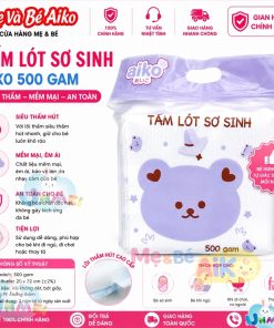 ̣̣̣(BỊCH LỚN) MIẾNG LÓT PHÂN XU CHỐNG THẤM 3 LỚP AIKO/UNMEI 500g