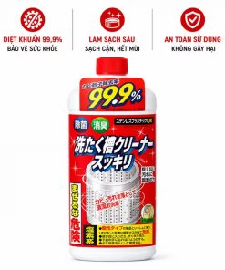 NƯỚC TẨY RỬA LỒNG MÁY GIẶT ROCKET 550G NHẬT BẢN