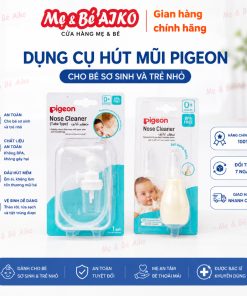 Dụng Cụ Hút Mũi Pigeon Cho Bé Sơ Sinh, Dạng Vòi Hút/Dạng Bóp Cao Su, Hỗ Trợ Làm Sạch Dịch Mũi