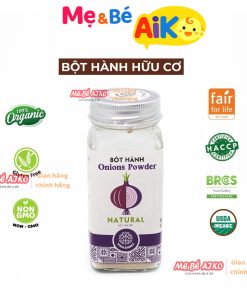 Bột hành nguyên chất hữu cơ Vinasamex 50g - Gia vị Organic cao cấp xuất khẩu - Hàng Chính Hãng Tại MeVaBeAiko