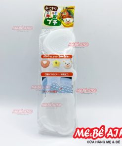 Bộ 3 khuôn Cơm, Trứng Inomata (nhựa trong) - Thích Hợp Làm Hình Ngộ Nghĩnh Trong Bữa Cơm Của Bé