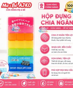 Hộp Đựng Thuốc Inomata Yamada Ngăn Cao Cấp Hàng Nhật