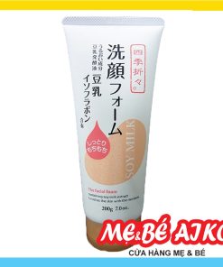 Sữa rửa mặt mầm đậu nành Soy Milk Nhật Bản Tuýp 200gr, Cảm Giác Thơm Nhẹ, Sạch, Mịn Da Mặt